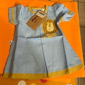 Hand woven infant dress